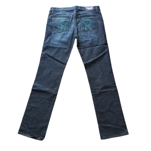NEW! Rock & Republic Stella Straight Leg Jeans Dark Denim NWT - Picture 2 of 12